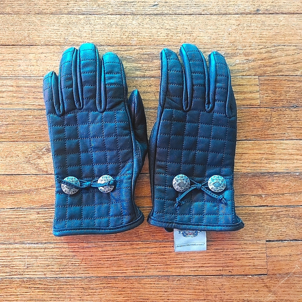 HARLEY DAVIDSON WOMEN'S LEATHER GLOVES